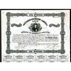 Confederate Bonds Lot of 4, Act of August 19, 1861 & March 23, 1863.