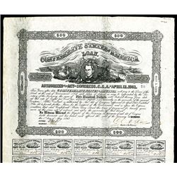 Confederate Bond, Act of April 12, 1862.