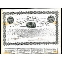 Confederate Bonds Lot of 4, Acts of August 19, 1861 & Feb 17, 1864.