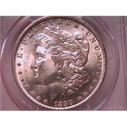 1890-O Morgan Dollar Ch MS63 PCGS