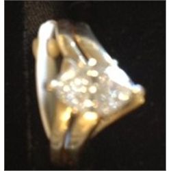 1 1/4 CARAT SOLITAIRE MARQUIS DIAMOND LADIES RING, SI-1, G COLOR