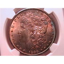 1899-O Morgan Dollar MS63 NGC Color Coin