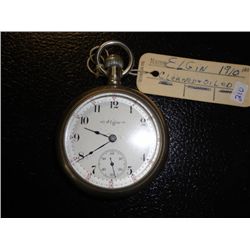 1904-1910 ELGIN POCKETWATCH,PERFECT CONDITION
