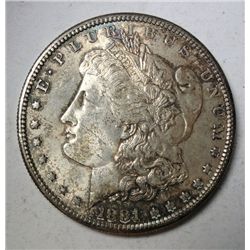 1881-S MORGAN DOLLAR GEM BU CHERRY, SUPER COLOR!