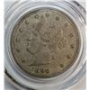 Image 1 : 1890 LIBERTY NICKEL AU+ ORIGINAL