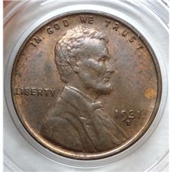 1930-D LINCOLN ONE CENT GEM BU RED