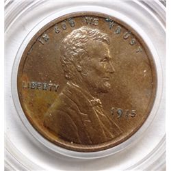 1915 LINCOLN WHEAT ONE CENT CH BU NICE
