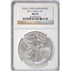 Image 1 : 2011 SILVER EAGLE 25TH ANNIVERSARY NGC MS 70