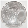 Image 2 : 2011 SILVER EAGLE 25TH ANNIVERSARY NGC MS 70