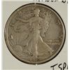 Image 1 : 1916-D WALKING LIBERTY HALF DOLLAR XF+ HAS MINOR RIM NICK