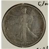 Image 1 : 1916-S WALKING LIBERTY HALF DOLLAR VF CLEANED