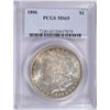 Image 1 : 1896 MORGAN DOLLAR PCGS MS 65 GEM