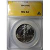 Image 1 : 1943 WALKING LIBERTY HALF DOLLAR ANACS MS64