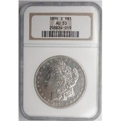 1894S  Morgan $ NGC53   est $475-$500