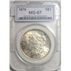 Image 1 : 1879 Morgan Dollar CSI MS-67 It's MS-62