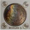Image 2 : 1881-CC Morgan Dollar MS-63 Rainbow Reverse