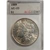 Image 1 : 1889 Morgan Dollar ACG  AU-53