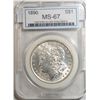 Image 1 : 1890 Morgan Dollar CSI MS-67 It's MS-62