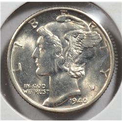 1940-D MERCURY DIME MS66 FULL BANDS
