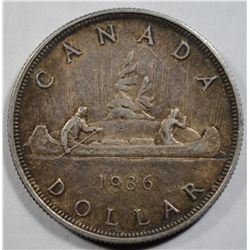 1936 CANADA DOLLAR AU+