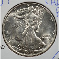 1937 WALKING LIBERTY HALF DOLLAR MS64+