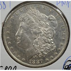 1887 MORGAN DOLLAR MS64 DMPL NICE!