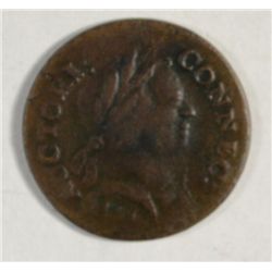 1785 CONNECTICUT MILLER 5F BUST RIGHT SHARP XF