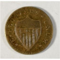 1787 New Jersey Cent, Broad shield var. Ch VF/XF micro granular , attractive coi