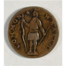 1788 Mass Cent Sharp XF Above avg surfaces, slightly "buckled" strike, not bent