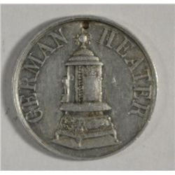 1904 Worlds Fair Expo Token,  St Louis,"German Heater"