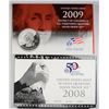 Image 1 : 2008 AND 2009 UNITED STATES MINT SILVER QUARTERS PROOF SETS