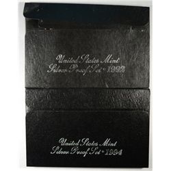 1992 AND 1994 UNITED STATES SILVER PROOF SETS, ORIGINAL MINT PACKAGING