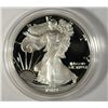 Image 1 : 1989 PROOF AMERICAN SILVER EAGLE WITH ORIGINAL MINT BOX/COA