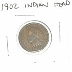 1902 INDIAN HEAD PENNY *NICE COIN - PLEASE LOOK AT PICTURE TO DETERMINE GRADE*!!