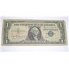 Image 1 : 1957 B SERIES $1 SILVER CERTIFICATE BILL SERIAL # R67124412A *PLEASE LOOK AT PIC TO DETERMINE GRADE*