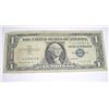 Image 1 : 1957 B SERIES $1 SILVER CERTIFICATE BILL SERIAL # T11128617A *PLEASE LOOK AT PIC TO DETERMINE GRADE*