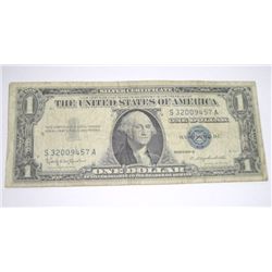 1957 B SERIES $1 SILVER CERTIFICATE BILL SERIAL # S32009457A *PLEASE LOOK AT PIC TO DETERMINE GRADE*