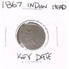 Image 1 : 1867 INDIAN HEAD PENNY RARE KEY DATE *LOOK AT PICTURE TO DETERMINE GRADE*!!