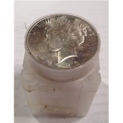 ORIGINAL ROLL 20 BU 1923 SILVER PEACE DOLLARS