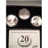 Image 1 : 2006 AMERICAN SILVER EAGLE  ANNIVERSARY SET W/COA