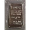 Image 1 : ONE OZ .999 PURE SILVER JOHNSON MATTHEY BAR