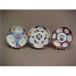 Three Early 20th C. Imari Plates