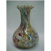 Image 1 : 10" Venetian Case Glass Vase in Pear Form