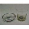 Image 2 : Paperweight Tumbler and Paperweight Dish, Unsigned