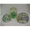 Image 1 : Three Glass Paperweights