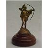 Image 1 : Spelter Cabinet Figure of Mohawk Indian, 4" h.