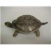 Image 4 : Windup Silver and Metal Turtle With Bell