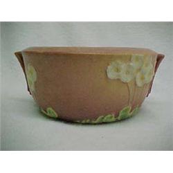 Roseville Handled Planter, Primrose, Pink Ground