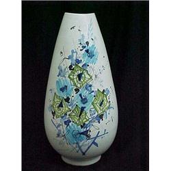 Raymor Italy Hand Painted Ceramic Vase