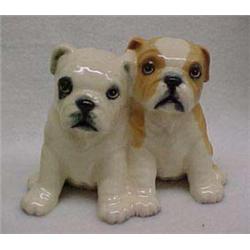 Royal Doulton Double Figurine "The Bulldog Pups"